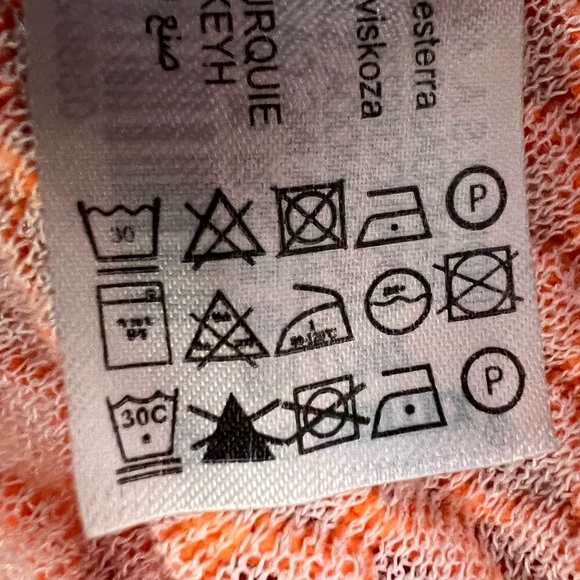 Zara Neon Orange Fishnet Cropped Sweater Size Small - Picture 9 of 11